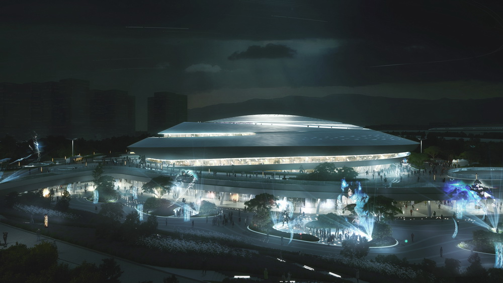 BIM建筑|杭州北景园生态公园及电竞馆/中南建筑