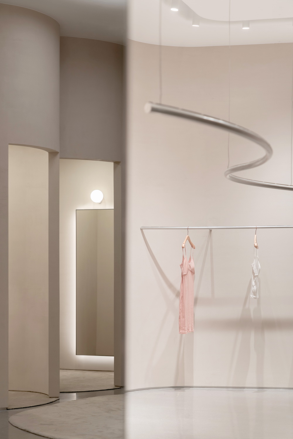 BIM建筑|表达女性之美的室内设计：NEIWAI旗舰店/Studiolite（SLT）