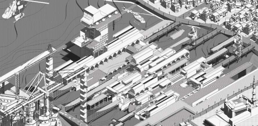 BIM建筑|1份top级纯线稿作品是怎么做出来的？学姐说，用SU，很快啊