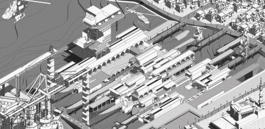 BIM建筑|1份top级纯线稿作品是怎么做出来的？学姐说，用SU，很快啊