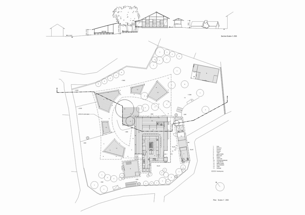 BIM建筑|用废弃的房子改造成的艺术餐厅 / Atelier Ryo Abe Works