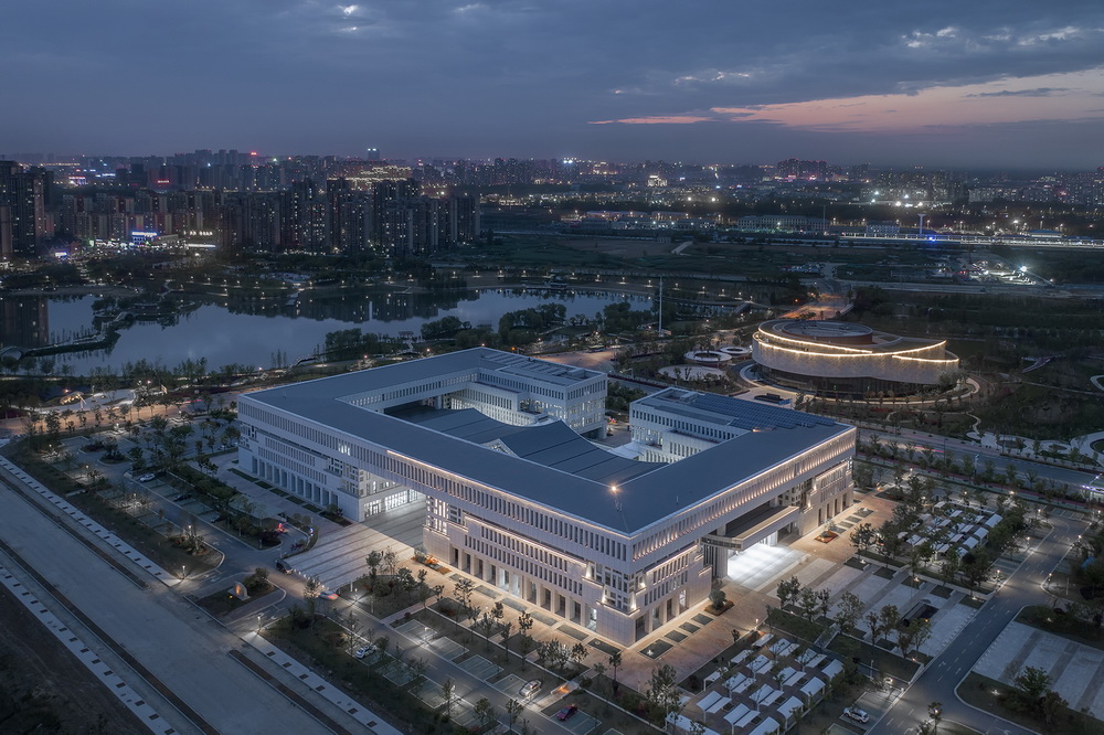 BIM建筑|肥东县政务服务中心/上海华都建筑（HDD）