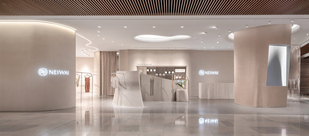 BIM建筑|表达女性之美的室内设计：NEIWAI旗舰店/Studiolite（SLT）