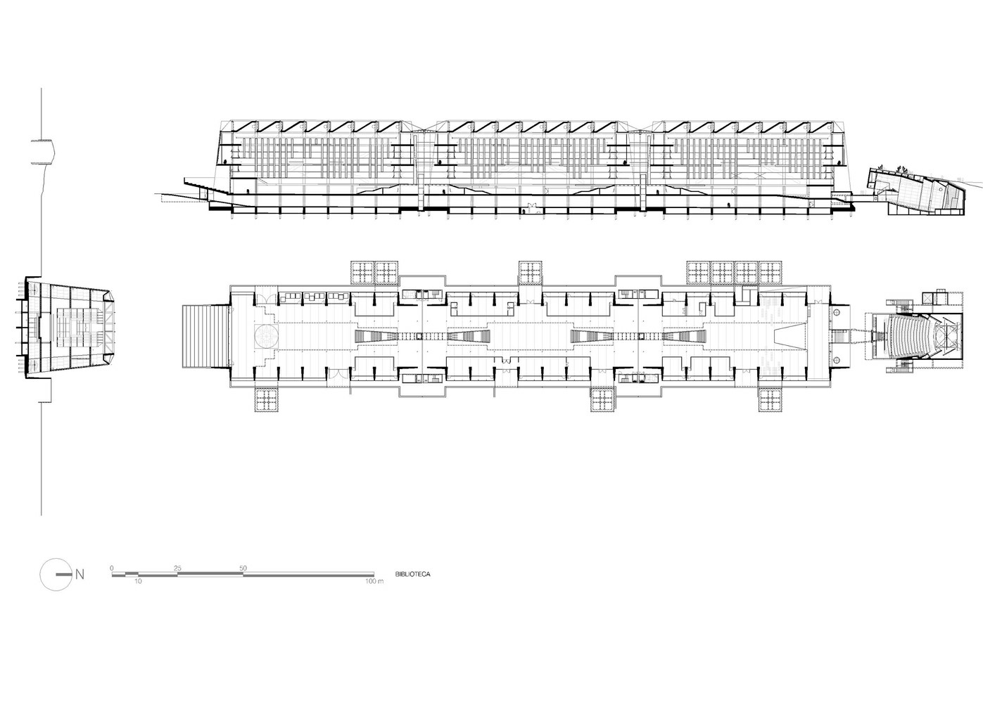 BIM建筑|被誉为“21世纪最先进的建筑之一”：墨西哥何塞巴斯孔塞洛斯图书馆