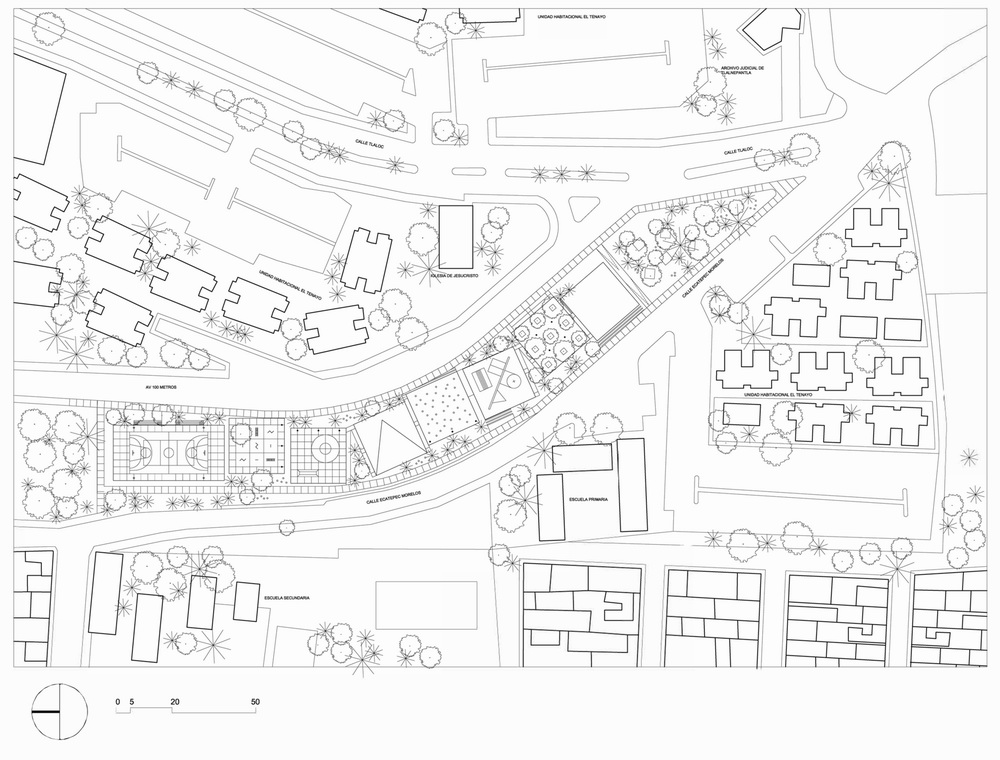 BIM建筑|“九个方块”广场/PRODUCTORA