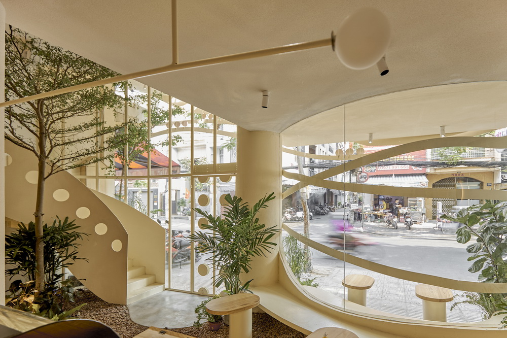 BIM建筑|越南鸟巢咖啡店/ Red5studio+Ben Decor