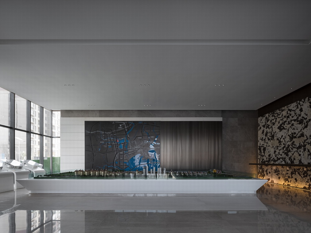 BIM建筑|中洲青岛半岛城邦售楼处/MYP设计事务所