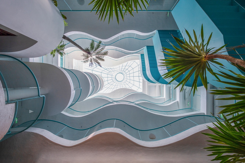 BIM建筑|如果，建筑是海浪：Le Bouton酒店/D1 Architectural Studio