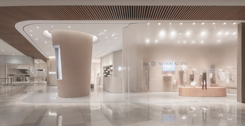 BIM建筑|表达女性之美的室内设计：NEIWAI旗舰店/Studiolite（SLT）