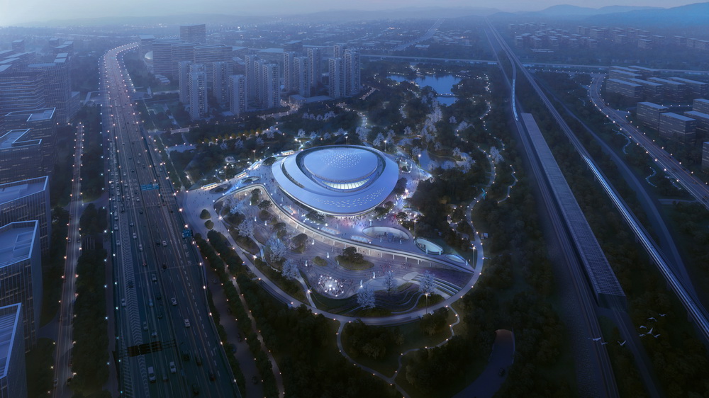 BIM建筑|杭州北景园生态公园及电竞馆/中南建筑