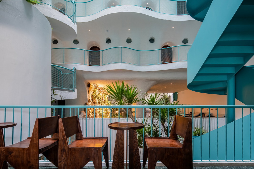 BIM建筑|如果，建筑是海浪：Le Bouton酒店/D1 Architectural Studio