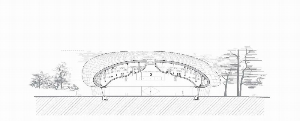 BIM建筑|MAD新作_阿那亚“云中心”方案设计 / MAD建筑事务所