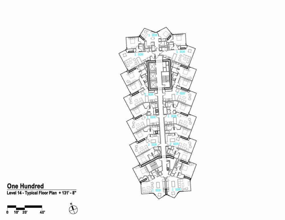 BIM建筑|“海参”公寓楼：国王林荫大道100号/Studio Gang