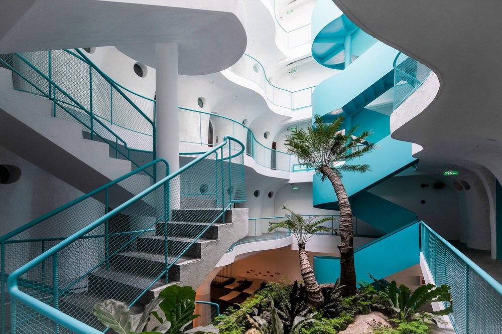 BIM建筑|如果，建筑是海浪：Le Bouton酒店/D1 Architectural Studio