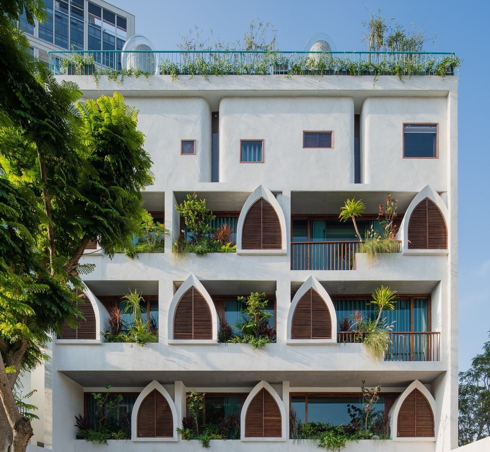 BIM建筑|如果，建筑是海浪：Le Bouton酒店/D1 Architectural Studio