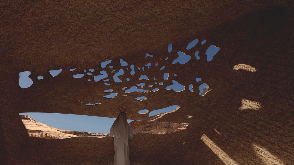 BIM建筑|让·努维尔于沙特阿拉伯新作方案，岩层下的度假酒店