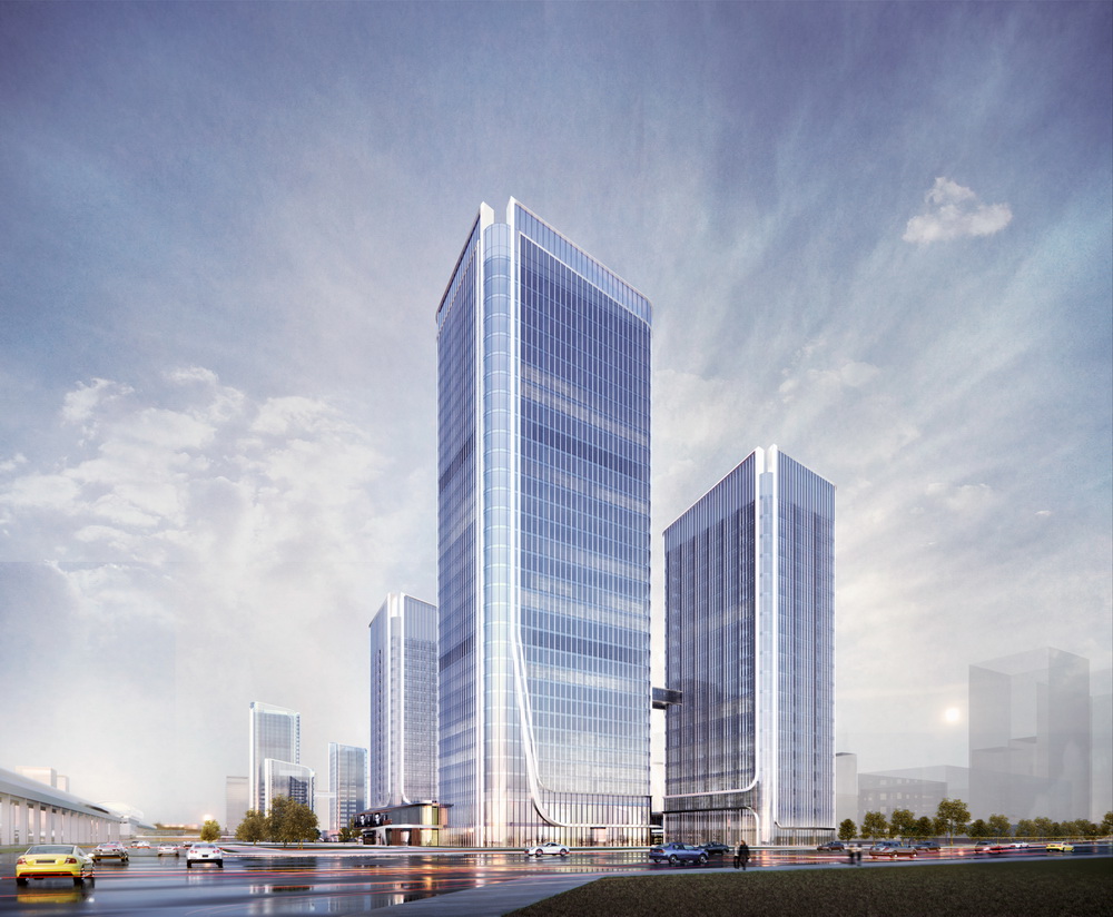 BIM建筑|招商蛇口西安丝路中心/上海三益