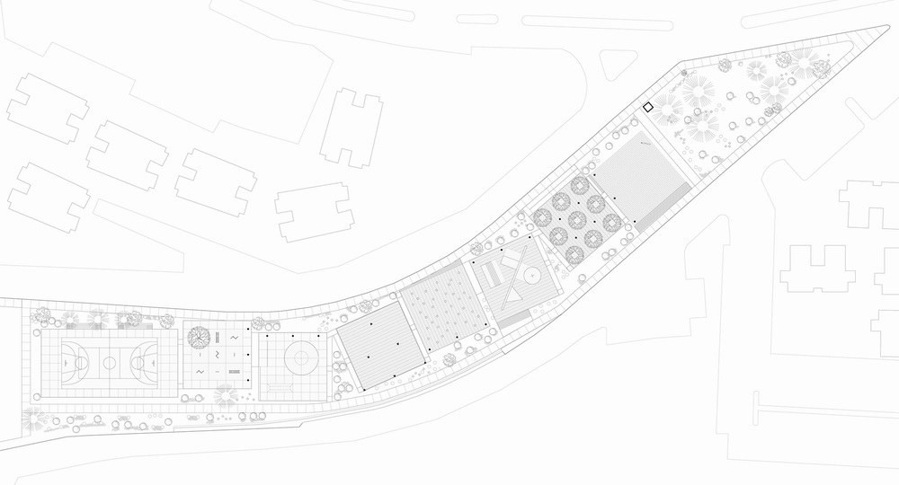BIM建筑|“九个方块”广场/PRODUCTORA