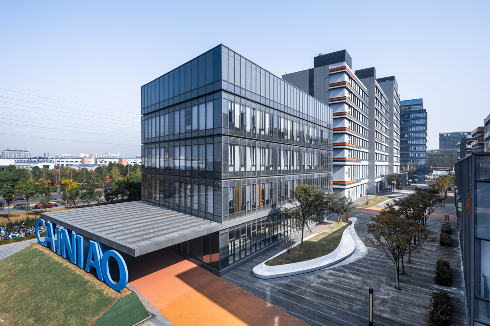 BIM建筑|国内首个专业电商产业园：菜鸟金义电商产业园 / 筑博设计·北京公司