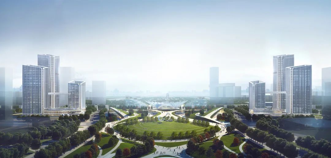 招商蛇口西安丝路中心丨奥体中轴、丝路之门这样打造