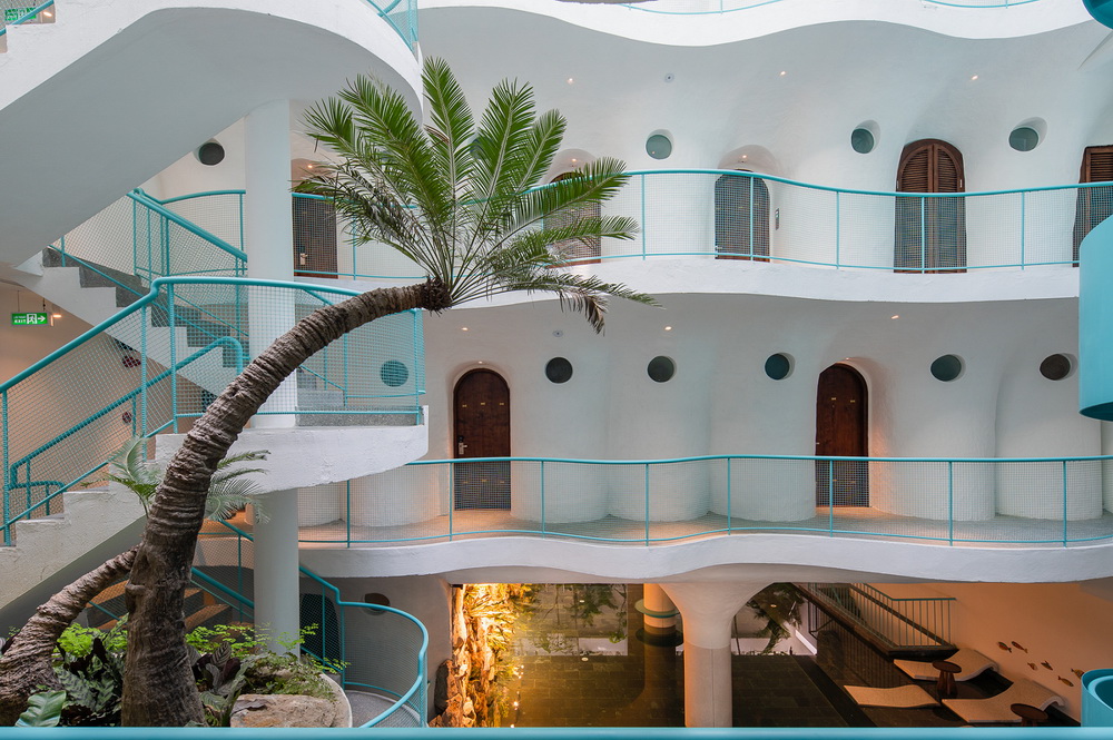 BIM建筑|如果，建筑是海浪：Le Bouton酒店/D1 Architectural Studio