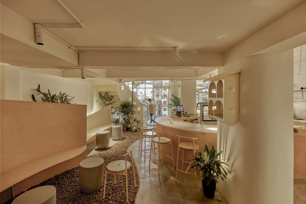 BIM建筑|越南鸟巢咖啡店/ Red5studio+Ben Decor