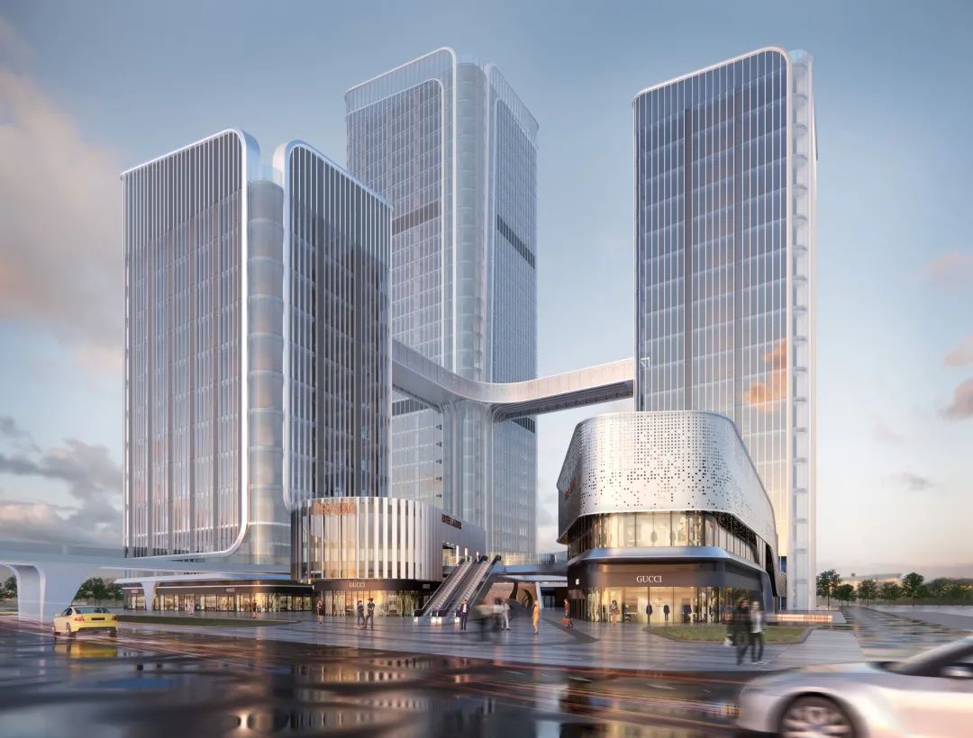 招商蛇口西安丝路中心丨奥体中轴、丝路之门这样打造