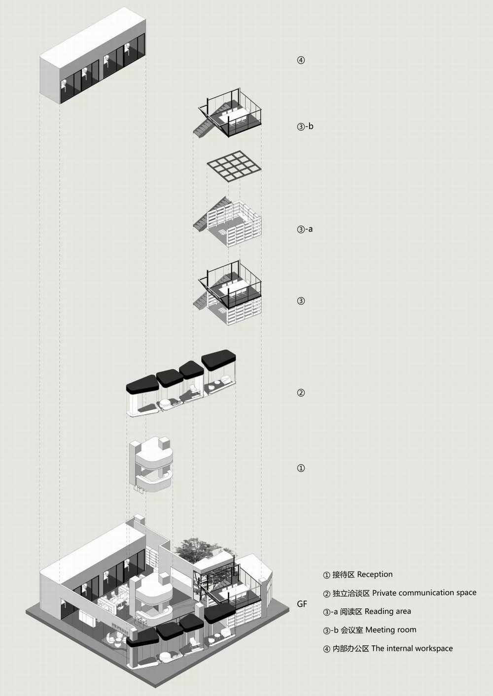 BIM建筑|对律师事务所的温柔诠释/未韬建筑事务所