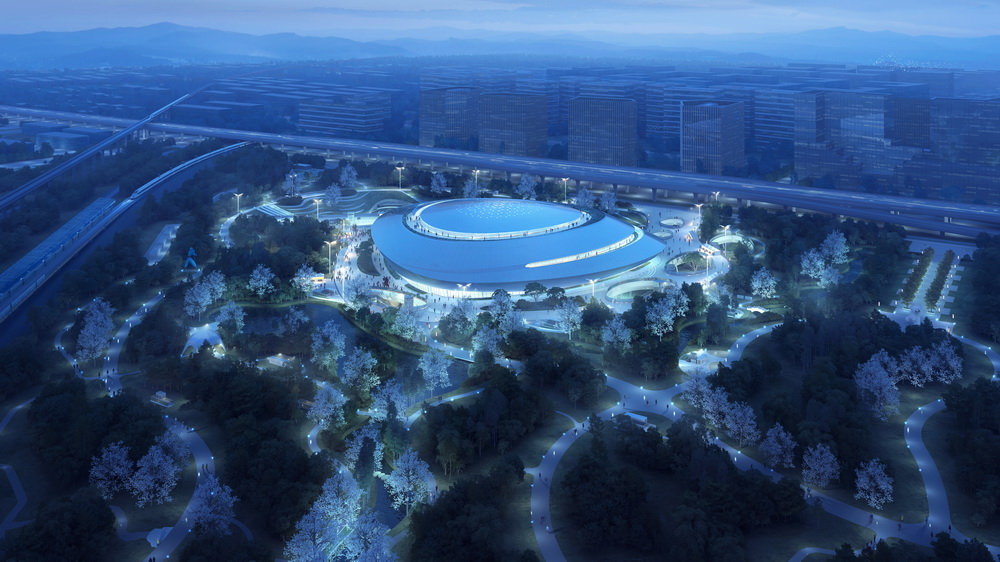 BIM建筑|杭州北景园生态公园及电竞馆/中南建筑