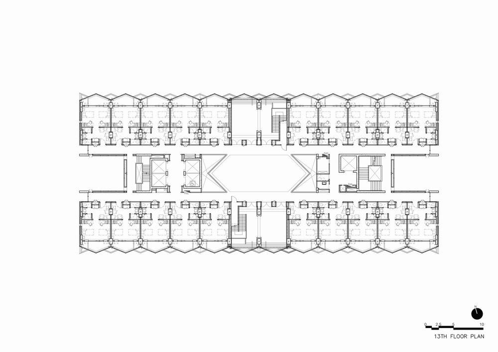 BIM建筑|白衣天使的架空中庭宿舍楼/Plan Architect