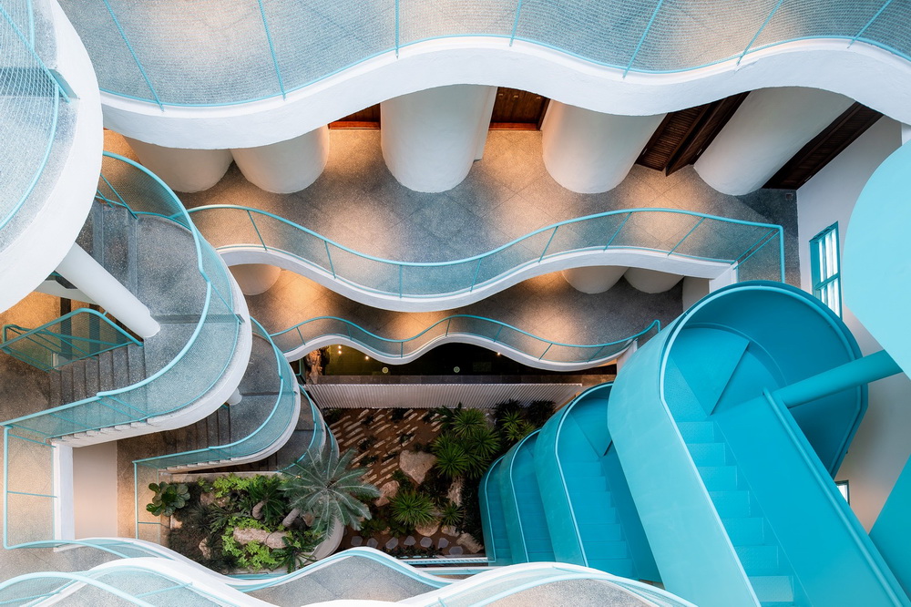 BIM建筑|如果，建筑是海浪：Le Bouton酒店/D1 Architectural Studio