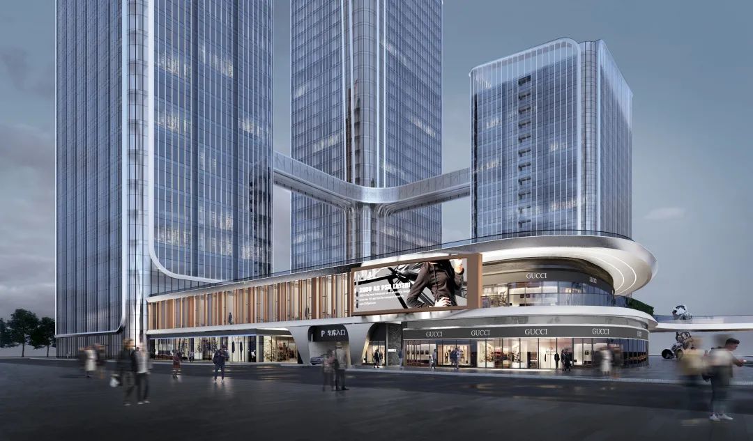 招商蛇口西安丝路中心丨奥体中轴、丝路之门这样打造