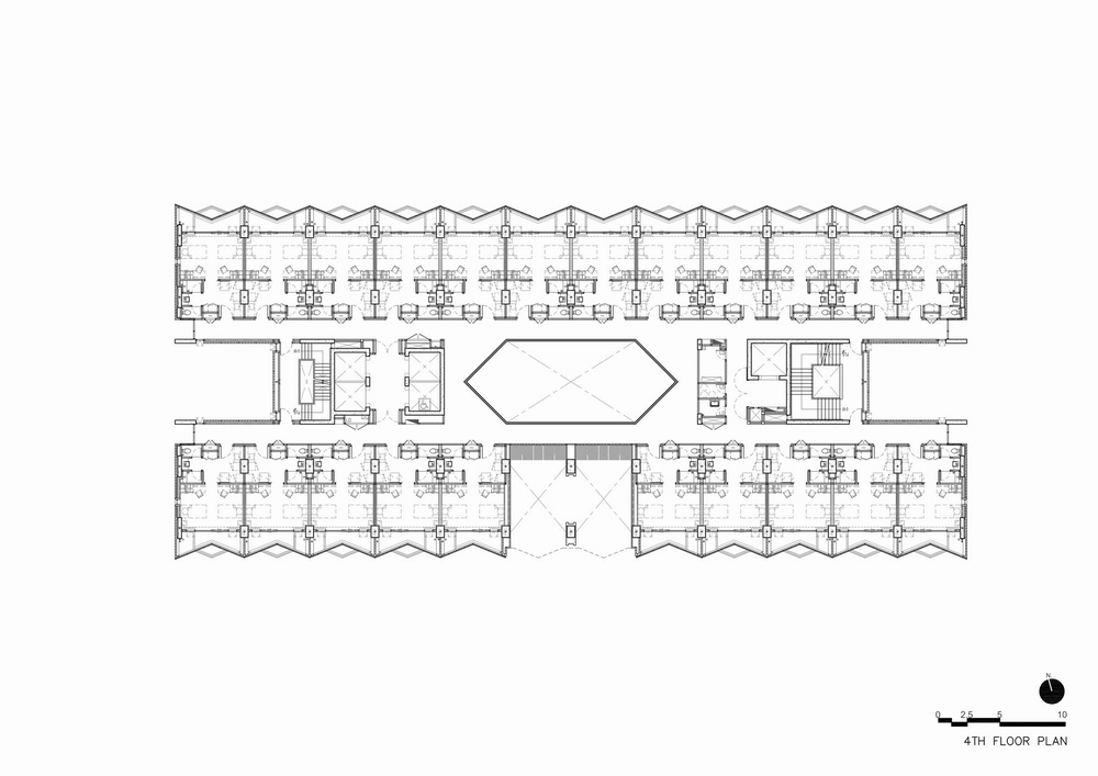 BIM建筑|白衣天使的架空中庭宿舍楼/Plan Architect