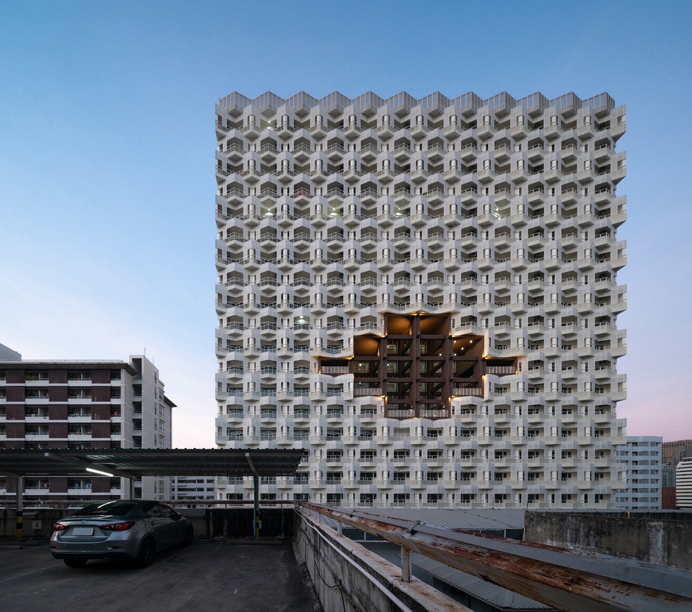 BIM建筑|白衣天使的架空中庭宿舍楼/Plan Architect