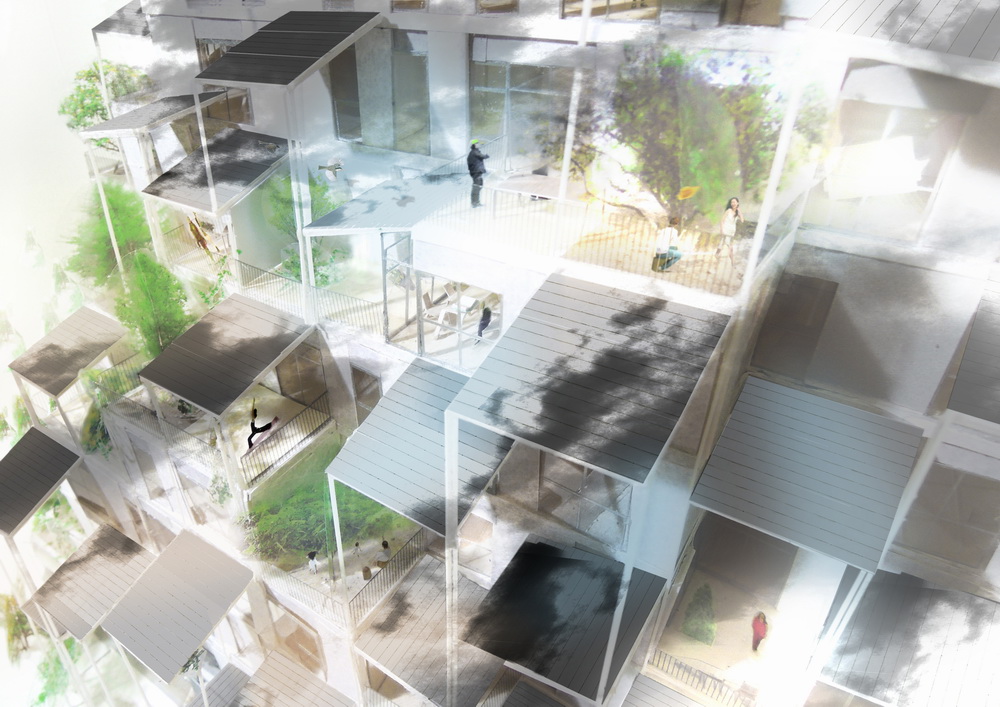 BIM建筑|‘台北屋顶’住宅 / 平田晃久建筑设计事务所