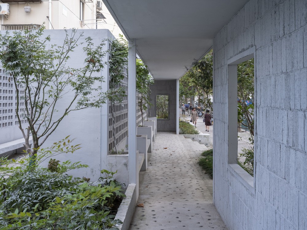 BIM建筑|居民区旁的复廊围墙/梓耘斋建筑