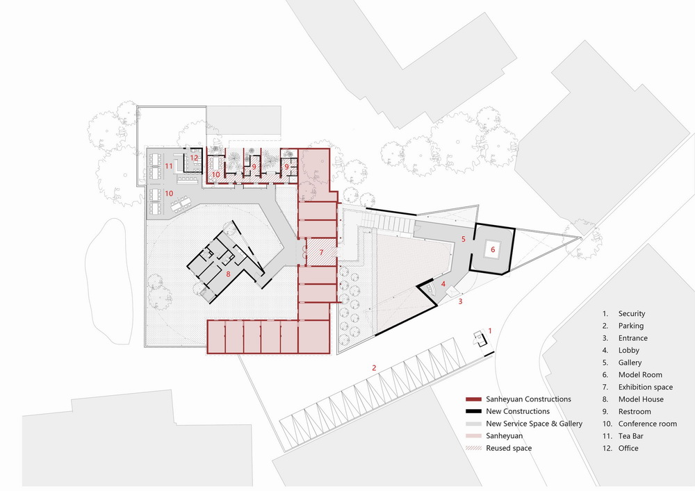 BIM建筑|再建三合院/ CYS.ASDO