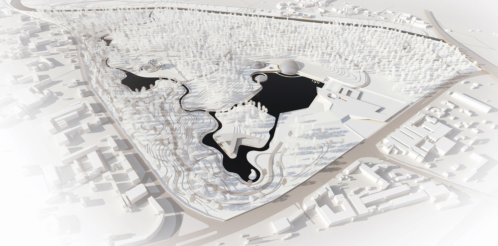 BIM建筑|山西太原穹顶植物园/DMAA