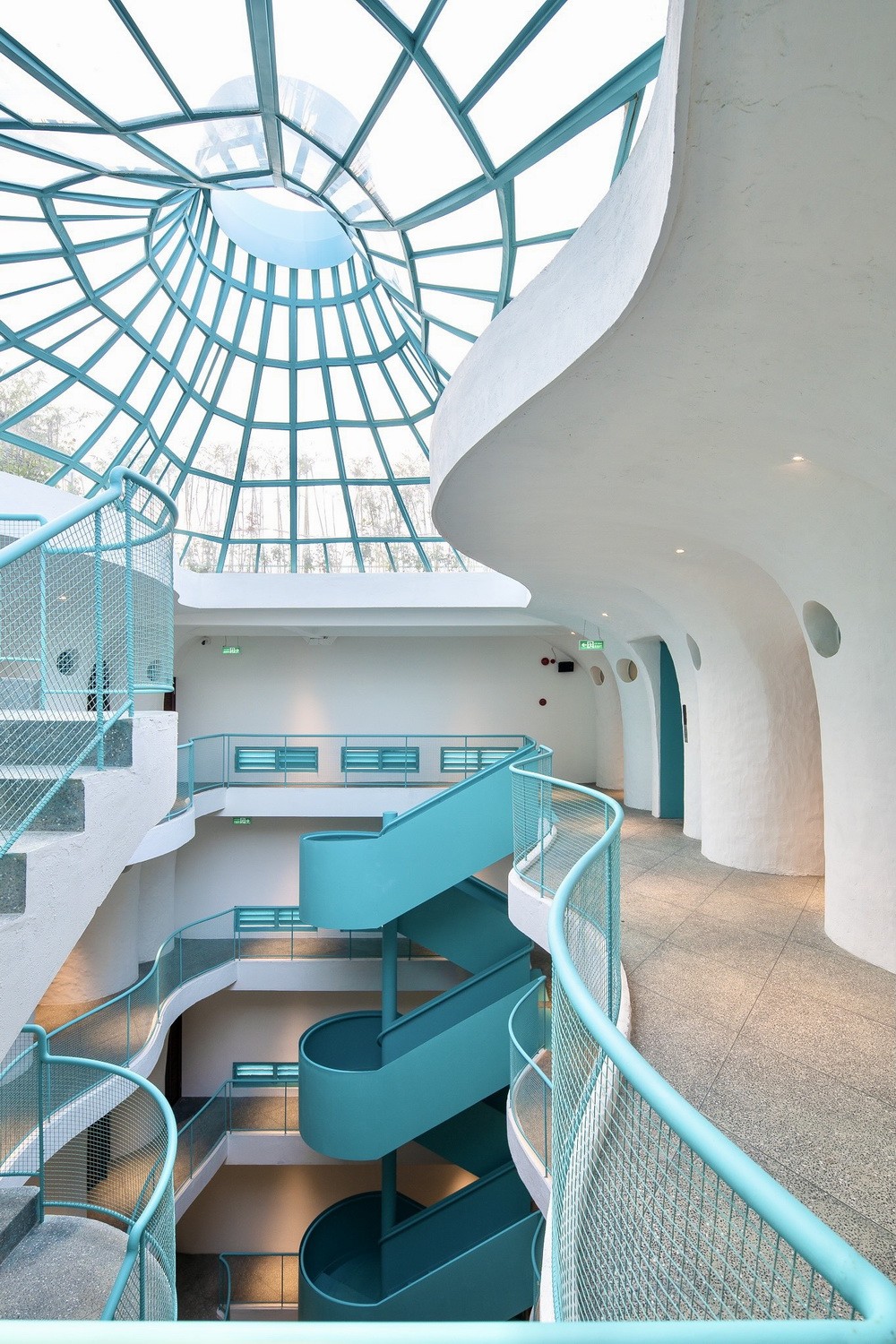 BIM建筑|如果，建筑是海浪：Le Bouton酒店/D1 Architectural Studio