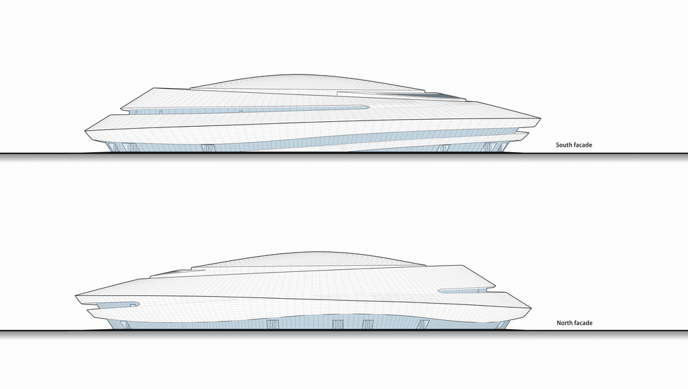 BIM建筑|杭州北景园生态公园及电竞馆/中南建筑