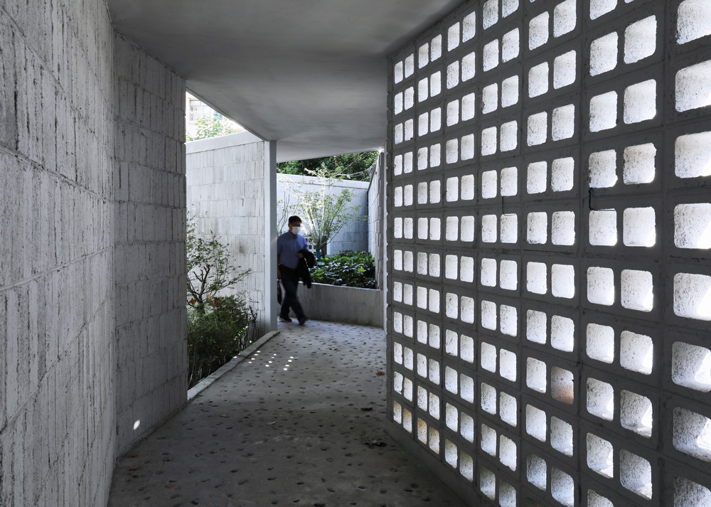 BIM建筑|居民区旁的复廊围墙/梓耘斋建筑