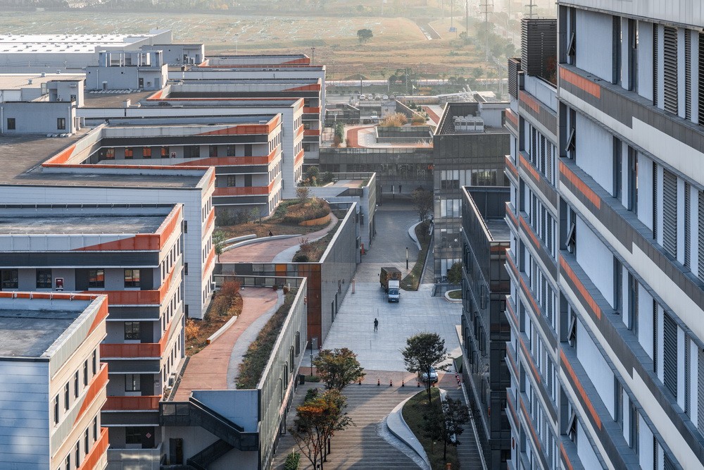 BIM建筑|国内首个专业电商产业园：菜鸟金义电商产业园 / 筑博设计·北京公司