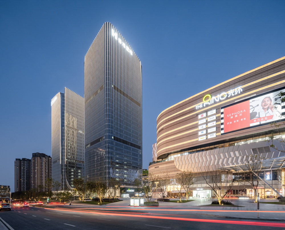 BIM建筑|香港置地重庆光环The Ring购物公园——PHA湃昂国际建筑设计