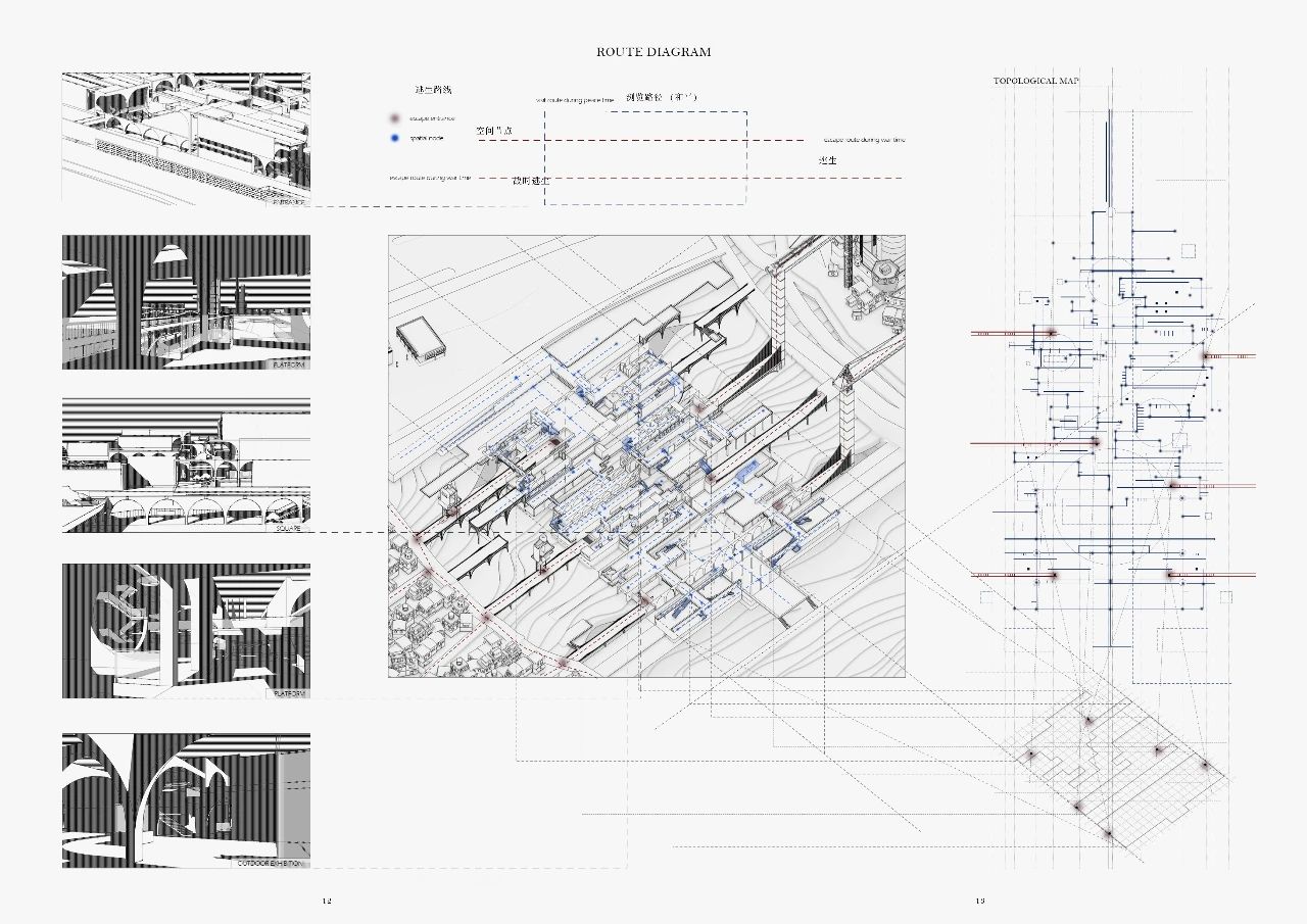 BIM建筑|1份top级纯线稿作品是怎么做出来的？学姐说，用SU，很快啊