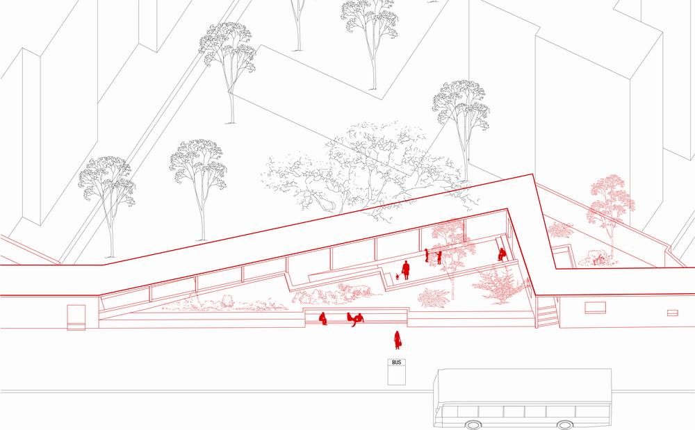 BIM建筑|居民区旁的复廊围墙/梓耘斋建筑