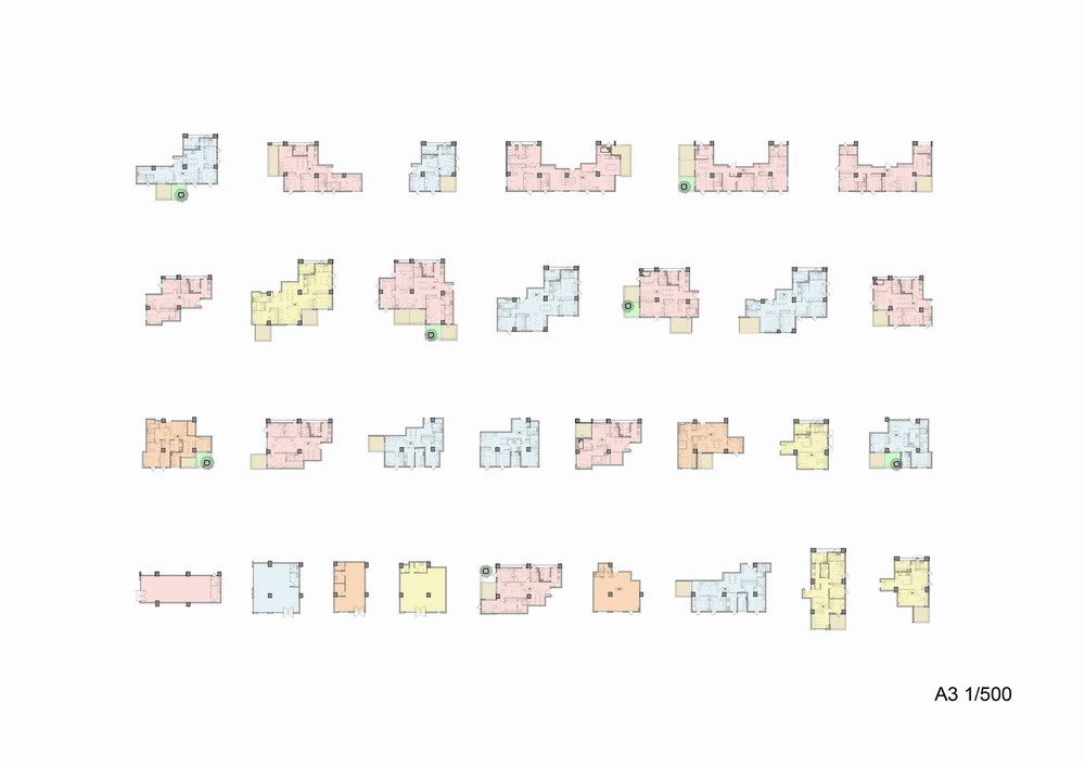 BIM建筑|‘台北屋顶’住宅 / 平田晃久建筑设计事务所