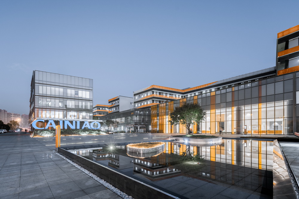 BIM建筑|国内首个专业电商产业园：菜鸟金义电商产业园 / 筑博设计·北京公司