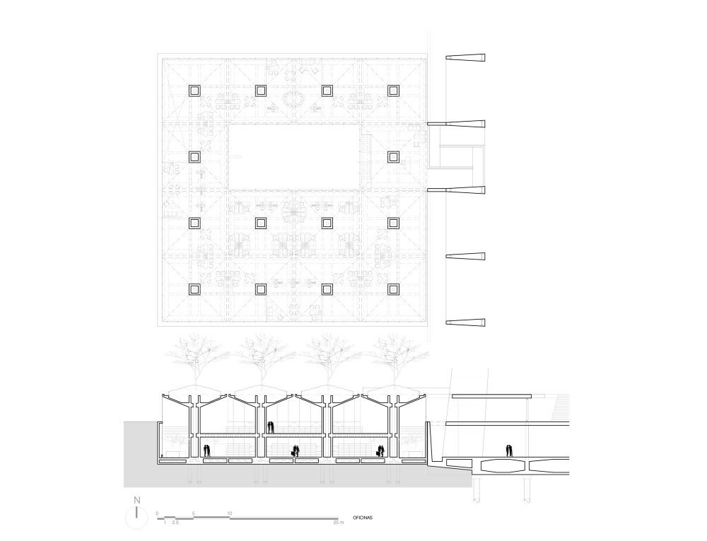 BIM建筑|被誉为“21世纪最先进的建筑之一”：墨西哥何塞巴斯孔塞洛斯图书馆