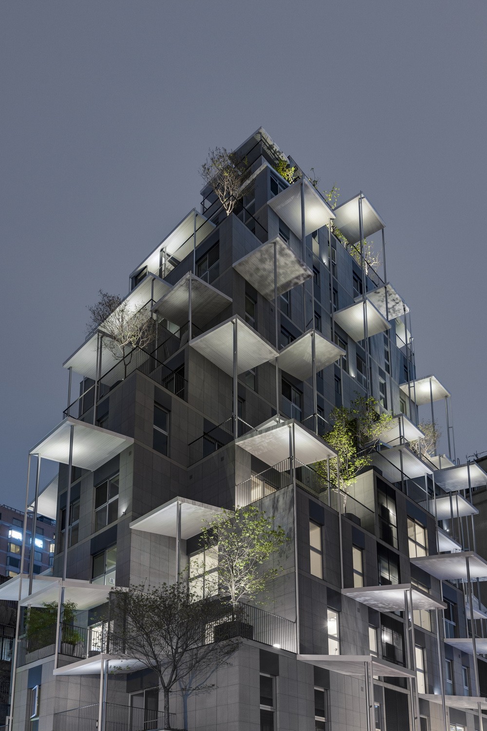 BIM建筑|‘台北屋顶’住宅 / 平田晃久建筑设计事务所