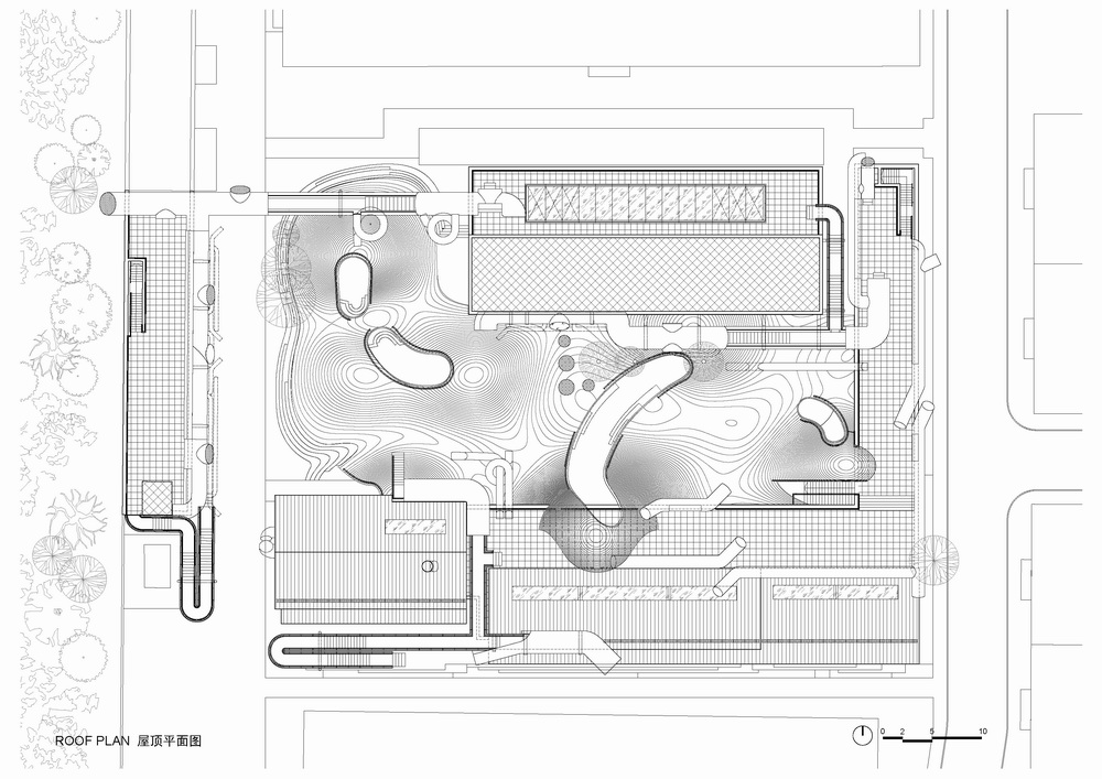 BIM建筑|山丘屋面和管道滑梯：The Playscape儿童成长中心/waa未觉建筑